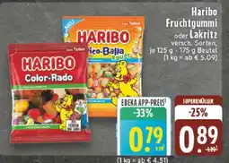 Edeka Haribo Fruchtgummi oder Lakritz Angebot