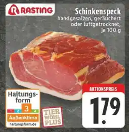 Edeka Rasting Schinkenspeck Angebot