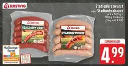 Edeka Rasting Stadionbratwurst oder Stadionkrakauer Angebot