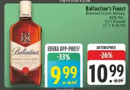 Edeka Ballantine’s Finest Blended Scotch Whisky Angebot