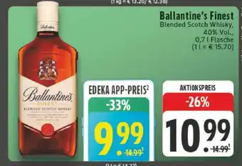 Edeka Ballantine’s Finest Blended Scotch Whisky Angebot