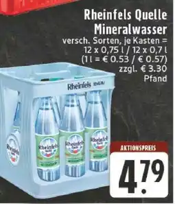Edeka Rheinfels Quelle Mineralwasser Angebot