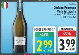 Edeka Giolano Prosecco Vino Frizzante Angebot