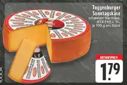 Edeka Toggenburger Sonntagskäse Angebot