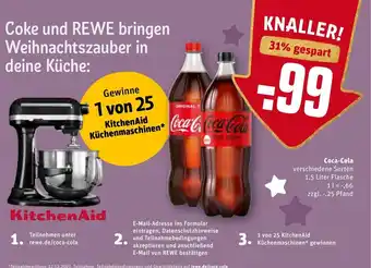 REWE Coke und REWE bringen Weihnachtszauber in deine Küche Angebot