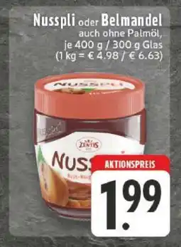 Edeka Nusspli oder Belmandel Angebot