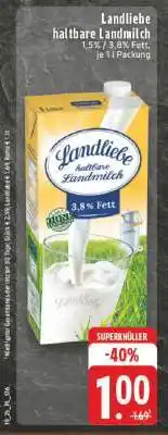 Edeka LANDLIEBE Haltbare Landmilch Angebot