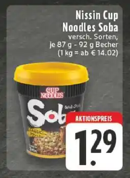 Edeka Nissin Cup Noodles Soba Angebot