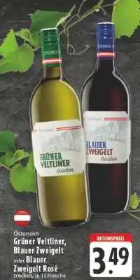 Edeka Grüner Veltliner, Blauer Zweigelt, Blauer Zweigelt Rosé Angebot