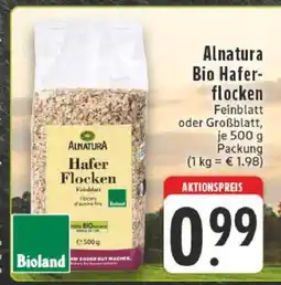 Edeka Alnatura Bio Haferflocken Angebot