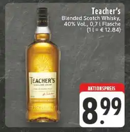 Edeka Teacher's Blended Scotch Whisky Angebot