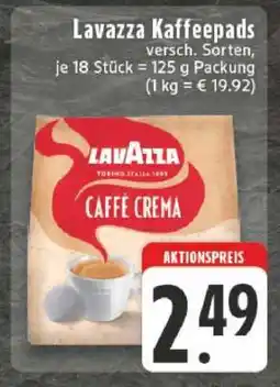 Edeka LAVAZZA Kaffeepads Angebot