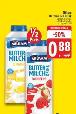 Edeka Milram Buttermilch Drink Angebot