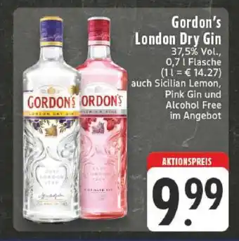 Edeka Gordon’s London Dry Gin Angebot