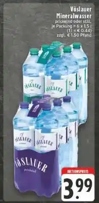 Edeka Vöslauer Mineralwasser Angebot
