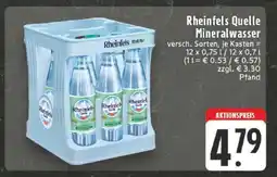 Edeka Rheinfels Quelle Mineralwasser Angebot