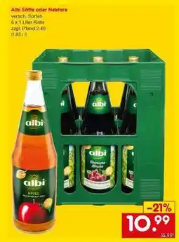 Netto Marken-Discount Albi Säfte oder Nektare Angebot
