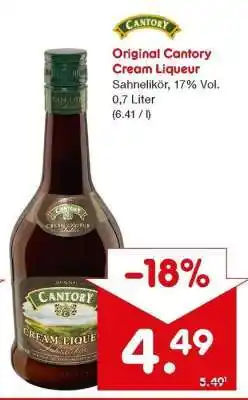 Netto Marken-Discount Original Cantory Cream Liqueur Angebot