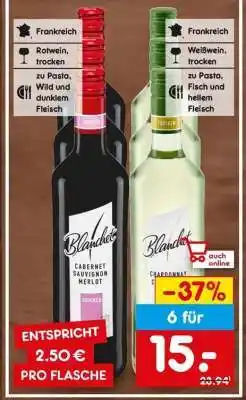 Netto Marken-Discount Blanchet Cabernet Sauvignon Merlot / Chardonnay Angebot