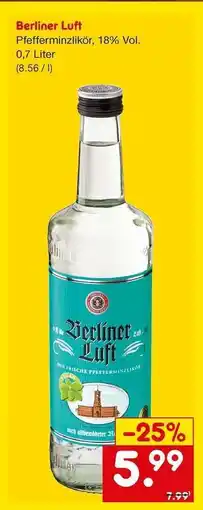 Netto Marken-Discount Berliner Luft Angebot