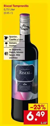 Netto Marken-Discount Riscal Tempranillo Angebot