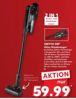 Kaufland SWITCH ON Akku-Staubsauger Angebot