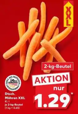Kaufland Dtsch. Möhren XXL Angebot