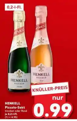 Kaufland Henkell Piccolo Sekt Angebot