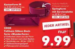 Kaufland COOX Faltbare Silikon-Backform Wunderform Angebot