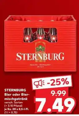 Kaufland STERNBURG Bier oder Biermischgetränk Angebot