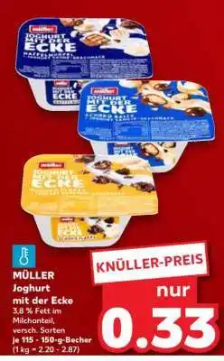 Kaufland MÜLLER Joghurt mit der Ecke Angebot