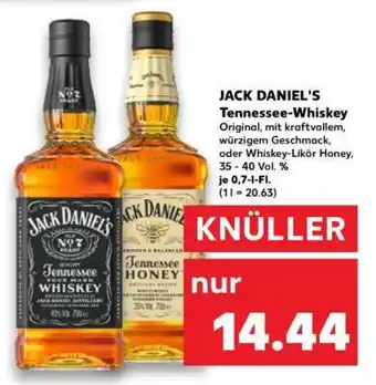 Kaufland Jack Daniel’s Tennessee Whiskey Angebot