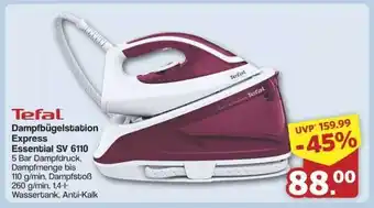 Famila Nord Ost Tefal Dampfbügelstation Express Essential SV 6110 Angebot
