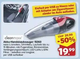 Famila Nord Ost cleanmaxx Akku-Handstaubsauger 15060 Angebot