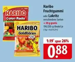 Famila Nord Ost Haribo Fruchtgummi oder Lakritz Angebot