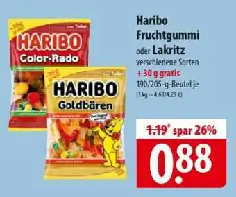 Famila Nord Ost Haribo Fruchtgummi oder Lakritz Angebot