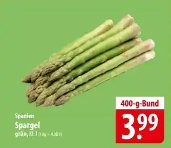 Famila Nord Ost Spargel grün Angebot