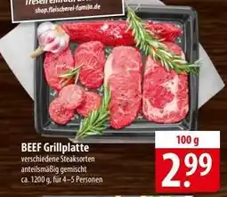 Famila Nord Ost BEEF Grillplatte Angebot