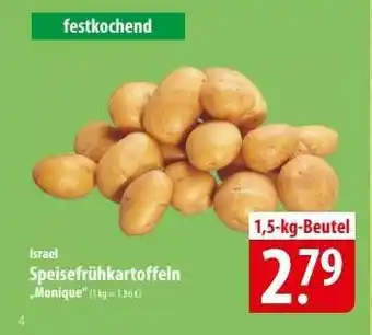 Famila Nord Ost Speisefrühkartoffeln 'Monique' Angebot