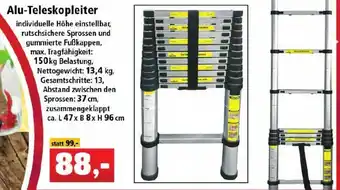 Thomas Philipps Alu Teleskopleiter Angebot