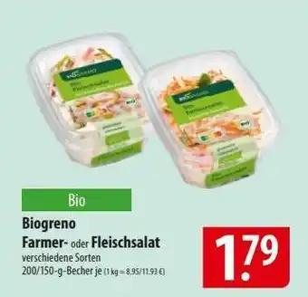 Famila Nord Ost Biogreno Farmer- oder Fleischsalat Angebot