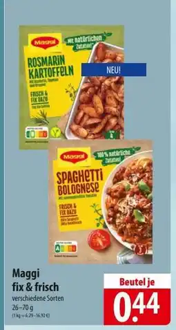 Famila Nord Ost MAGGI Fix & Frisch Angebot
