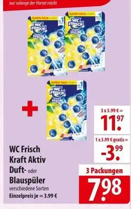 Famila Nord Ost WC-FRISCH Kraft Aktiv Duft- oder Blauspüler Angebot