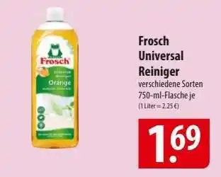 Famila Nord Ost FROSCH Universal- Reiniger Angebot