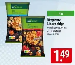 Famila Nord Ost Biogreno Linsenchips Angebot