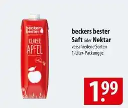 Famila Nord Ost beckers bester Saft oder Nektar Angebot