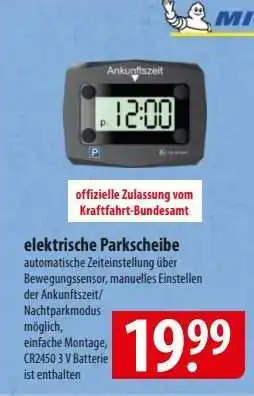 Famila Nord Ost elektrische Parkscheibe Angebot