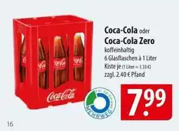Famila Nord Ost Coca-Cola oder Coca-Cola Zero Angebot