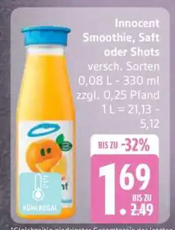 Edeka Innocent Smoothie, Saft oder Shots Angebot