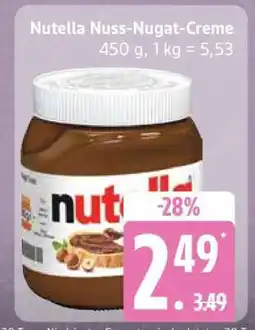 Edeka Nutella Nuss-Nugat-Creme Angebot